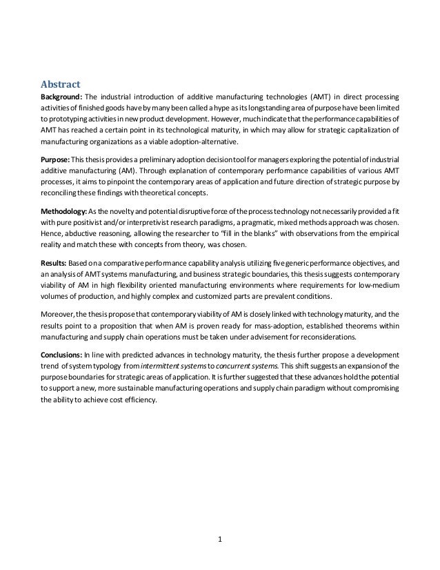 thesis on technological capabilities